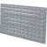 Global Industrial™ Louvered Wall Panel Without Bins 36x19 Gray Price for pack of 4