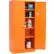Global Industrial™ Emergency Preparedness Cabinet, 36"W x 18"D x 78"H, Unassembled, Orange