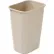 10 Gallon Rubbermaid Plastic Wastebasket - Beige