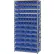 Global Industrial™ Steel Shelving - Total 72 4"H Plastic Shelf Bins Blue, 36x18x72-13 Shelves