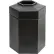 PolyTec™ Open Top Hex Waste Container, Black, 45-Gallon