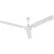 Global Industrial™ 56" Industrial Ceiling Fan, 4 Speed, 7599 CFM, 120V, White