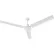 Global Industrial™ 60" Industrial Ceiling Fan, 4 Speed, 7885 CFM, 120V, White