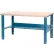 Global Industrial™ Adjustable Height Workbench, Bench-in-a-Box, 60 x 30", Laminate Top, Blue