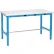 Global Industrial™ 48 x 30 Adjustable Height Workbench - Power Apron, ESD Safety Edge Blue
