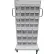 Global Industrial™ 2-Sided Medical Storage Cart, 64 Flip Out Bins