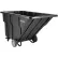 Global Industrial™ Standard Duty Plastic Tilt Truck, 1.5 Cu. Yd. Cap, 1200 Lbs. Cap, Black