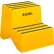 Global Industrial™ 2 Step Plastic Step Stand, 21"W x 24-1/2"L x 19-1/2"H, Yellow