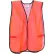 Global Industrial™ Hi-Vis Safety Vest, Mesh, Orange, One Size