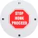 Global Industrial™ LED Sign Projector Lens, Stop Honk Proceed