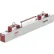 Global Industrial⢠Hang-Type Magnetic Sweeper With Forklift Hanger, 36" Cleaning Width