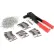 Global Industrial™ 652095 Locker Number Plate Kit w/ Rivet Gun, Numbered 1-100, Pack of 100