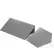 Global Industrial™ Locker Slope Top Kit, 12"x15", Gray