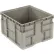 Global Industrial™ Stackable Straight Wall Container, Solid, 24"L x 22-1/2"W x 14-1/2"H, Gray