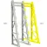Global Industrial™ Reel Rack Add-On Unit 24"W x 24"D x 120"H