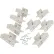 Global Industrial™ Axle Brackets, 4 Pairs