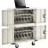 Global Industrial™ 32-Device Charging Cart for Chromebooks and Tablets, Putty, Unassembled