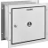 Global Industrial⢠Stainless Steel Specimen Pass-Thru Cabinet, Recessed, 13-1/4" x 6" x 12-3/4"