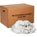 Global Industrial™ Recycled White Cut Rags, 50 Lb. Box