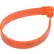 Global Industrial™ Plastic Truck Seal, 7-1/2"L, 60 Lb. Break Strength, Orange, 100/Pack