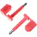 Global Industrial™ High Security Bolt Seal, Red, 50/Pack