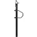 Global Industrial⢠Indoor Vertical Bike Rack Mount, Lockable, 1 Bike Capacity, Black