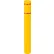 Global Industrial™ Reflective Bollard Sleeve, 6" Dia. x 52"H, Yellow With Red Tape