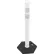 Global Industrial™ Reflective Delineator Post with Hexagonal Base, 49"H, White