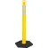 Global Industrial™ Reflective Delineator Post with Hexagonal Base, 49"H, Yellow