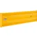 Global Industrial™ Steel Guard Rail, 3-Rib, 6'L, Yellow