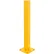 Global Industrial™ Bolt-On Steel Post for Double Guard Rail, 42"H, Yellow