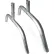 Global Industrial™ Bridge Barrier Feet for Crowd Control Barrier, Galvanized, 2/Pack