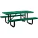 Global Industrial™ 6' Rectangular Picnic Table, Perforated Metal, Green