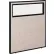 Interion® Office Partition Panel With Partial Window, 36-1/4"W x 42"H, Tan