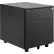 Interion® Low Height 2 Drawer Pedestal, 15-1/2"W x 20-1/2"D x 19"H, Black
