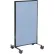 Interion® Mobile Office Partition Panel, 24-1/4"W x 45"H, Blue
