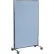 Interion® Mobile Office Partition Panel, 36-1/4"W x 63"H, Blue