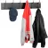 Interion® Wall Mounted Coat Rack - Black