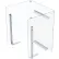 Global Industrial™ Clear Plastic Protective Shield For Mobile Computer PC Cart 695436