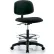 Interion® ESD Stool - Fabric - Black