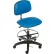 Interion® ESD Stool -  Vinyl - Royal Blue