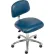 Interion® Clean Room Chair -  Vinyl - Imperial Blue