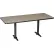 Interion® Breakroom Table, 72"L x 30"W, Charcoal