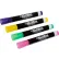 Global Industrial⢠Wet Erase Chalk Markers - Pastels - Pack of 4