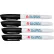 Global Industrial™ Dry Erase Markers, Fine Tip, Black, 12 Pack