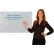 Global Industrial™ Magnetic Glass Dry Erase Board - 36"W x 24"H - Gray