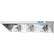 Interion® 16"W Coat Rack with Shelf - Stainless Steel - Silver