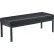 Interion® Synthetic Leather Reception Bench - Black