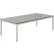 Interion® Wood Coffee Table with Steel Frame - 48" x 24" - Gray