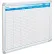 Global Industrial™ Weekly Calendar Whiteboard, Steel Surface, 36"W x 24"H